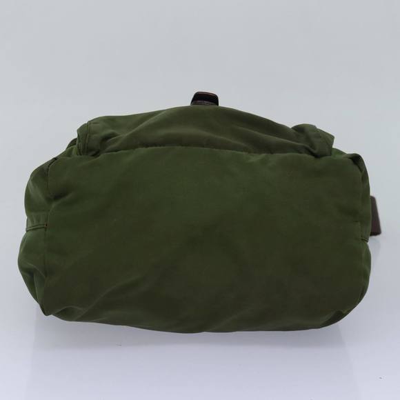 PRADA Shoulder Bag Nylon Khaki Auth bs16163 - Picture 5 of 16